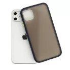 Xiaomi 12 / 12X Vennus Color Button Matt Bumper tok sötétkék