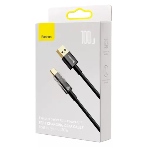 Baseus USB - USB Type C kábel 100W 6A 2m (CATS000301) fekete