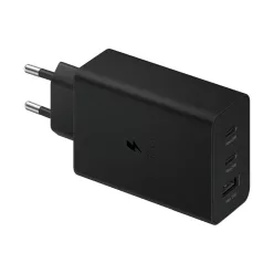   Samsung Trio hálózati töltő adapter 65W fekete (EP-T6530NBE)