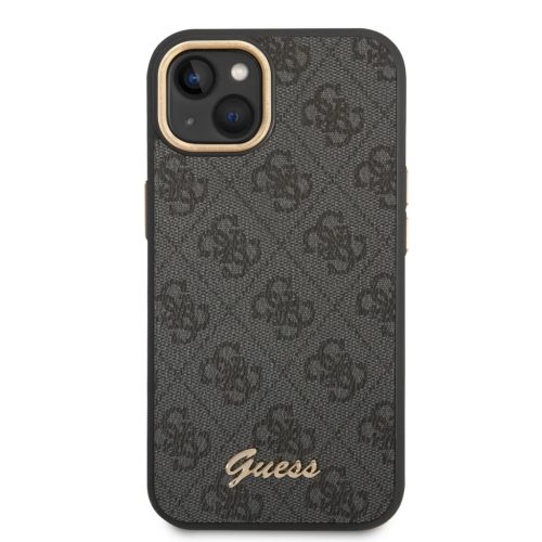 iPhone 14 Guess PC/TPU 4G Metal Camera Outline tok fekete (GUHCP14SHG4SHK)