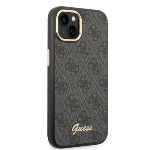 iPhone 14 Guess PC/TPU 4G Metal Camera Outline tok fekete (GUHCP14SHG4SHK)