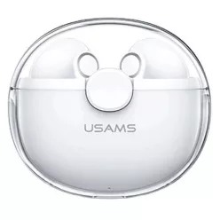   USAMS TWS BU Bluetooth 5.1 vezeték nélküli fülhallgató fehér