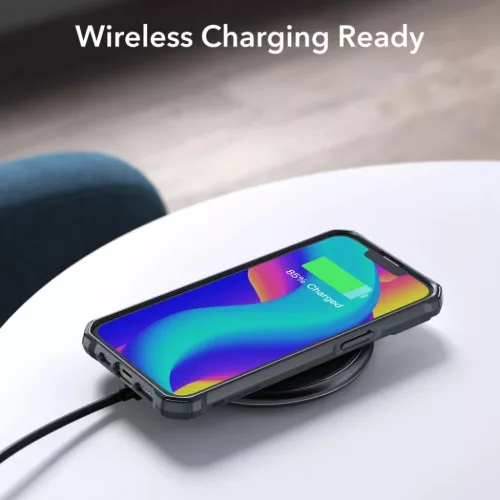 iPhone 13/14 Átlátszó/Fekete ESR Air Armor tok