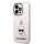 iPhone 14 Pro Max Karl Lagerfeld Choupette Logo tok rózsaszín (KLHCP14XCTTRI)