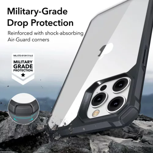 iPhone 14 Pro Max átlátszó/fekete ESR Air Armor tok