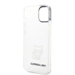   iPhone 14 Plus Karl Lagerfeld Choupette Logo tok átlátszó (KLHCP14MCTTR)