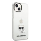iPhone 14 Plus Karl Lagerfeld Choupette Logo tok átlátszó (KLHCP14MCTTR)
