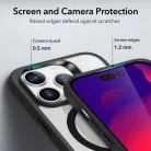 iPhone 14 Pro Max ESR CH HaloLock MagSafe átlátszó/fekete tok