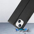 iPhone 14 Plus Dux Ducis Skin X2 mágneses fliptok fekete