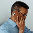 iPhone 14 Plus Dux Ducis Skin X2 mágneses fliptok barna