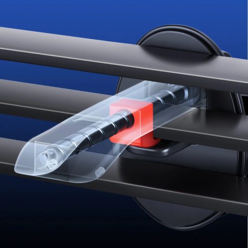 Joyroom autós tartó Qi vezeték nélküli indukciós töltéssel 15 W (MagSafe kompatibilis) szellőzőrácshoz ezüst (JR-ZS291)