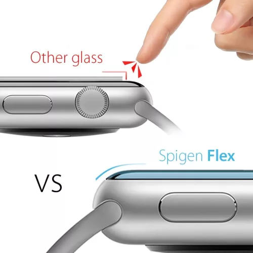 Apple Watch 4/5/6/7/8/SE 1/2/3 (40-41 mm) Spigen Neo Flex HD kijelzővédő fólia 3 db