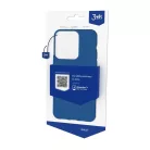 iPhone 14 Pro Max 3MK matt szilikon tok kék