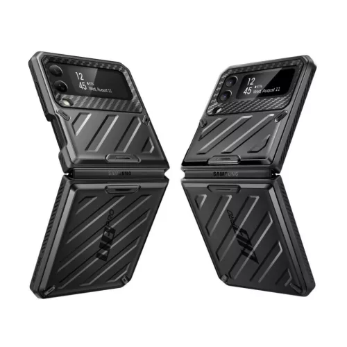 Samsung Galaxy Z Flip 4 Fekete Supcase Unicorn Beetle Pro tok