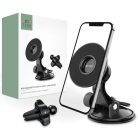 Tech-Protect N50 mágneses autós telefontartó műszerfalra és szellőzőrácsra fekete Magsafe