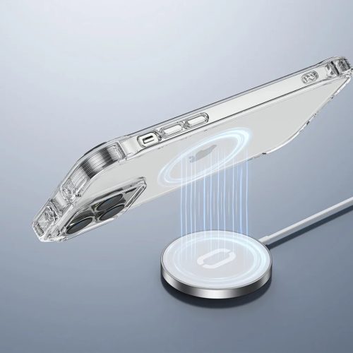 iPhone 14 Plus Joyroom Defender tok támasztékkal, átlátszó (JR-14H3)