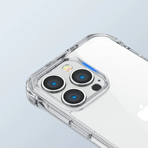 iPhone 14 Plus Joyroom Defender tok támasztékkal, átlátszó (JR-14H3)