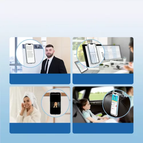 iPhone 14 Pro Max Joyroom Defender tok támasztékkal, átlátszó (JR-14H4)