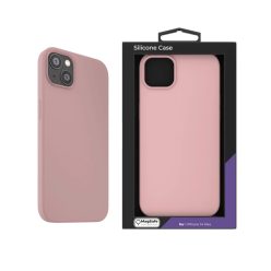   iPhone 14 Plus Next One MagSafe-kompatibilis szilikontok balett rózsaszín