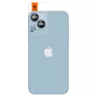 iPhone 14/14 Plus/15/15 Plus Spigen Optik.TR 2x kameralencsevédő 9H üveg fekete keretes (AGL05213)