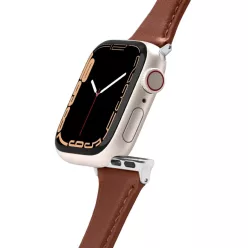   Apple Watch 4/5/6/7/8/SE (40/41 mm) Spigen Cyrill Kajuk óraszíj mogyoróbarna