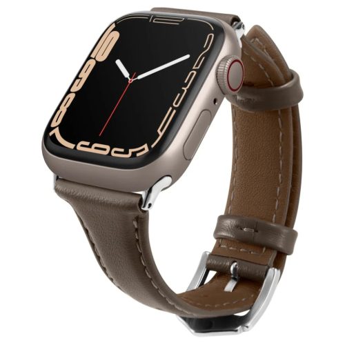 Apple Watch 4/5/6/7/8/SE (40/41 mm) Spigen Cyrill Kajuk óraszíj khaki szín