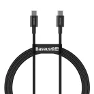 Baseus Superior USB Type-C - USB Type-C kábel Quick Charge / Power Delivery / FCP 100W 5A 20V 1m fekete (CATYS-B01)