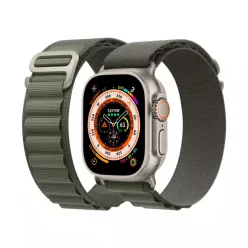   Apple Watch 4/5/6/7/8/SE (38/40/41mm) alpesi pánt, óraszíj zöld Alphajack