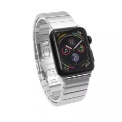   Apple Watch 4/5/6/7/8/SE (38/40/41mm) fém óraszíj ezüst Alphajack