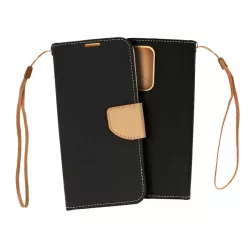 Samsung Galaxy M13 5G Telone Fancy fliptok fekete/arany