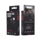 Maxlife kábel USB - USB-C 0.2 m 2A fekete