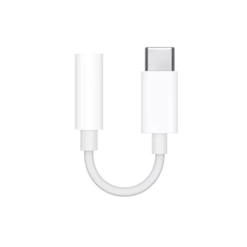 Apple gyári USB Type-C – 3.5mm-es fejhallgató-csatlakozó átalakító (MU7E2ZM/A)