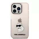iPhone 14 Pro Max Karl Lagerfeld KLHCP14XHNCHTCP IML Choupette NFT tok rózsaszín