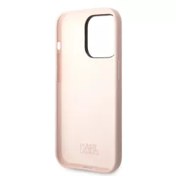   iPhone 14 Pro Max Karl Lagerfeld KLHCP14XSNCHBCP Liquid Silicone Choupette NFT tok rózsaszín