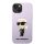 iPhone 14 Plus Karl Lagerfeld KLHCP14MSNIKBCU Liquid Silicone Ikonik NFT tok lila