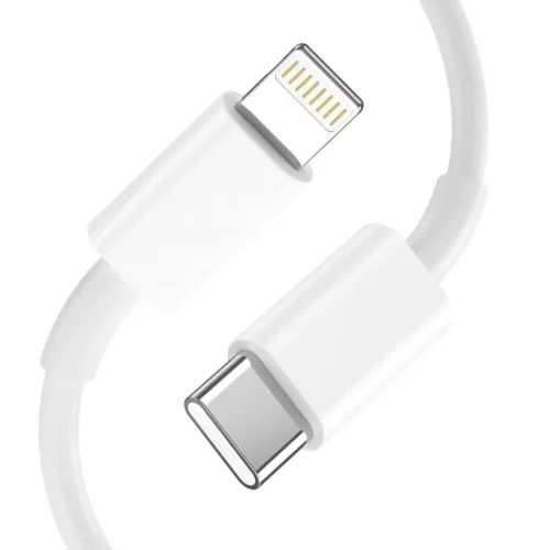 Tech-Protect C20W hálózati töltő adapter PD20W/QC3.0 1x USB-A, 1x USB-C, 1x USB-C - lightning töltőkábel