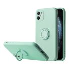 iPhone 14 Plus Vennus szilikon tok hátlapi gyűrűvel menta