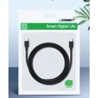 Ugreen USB-C – USB-C PD kábel 60W 1m fekete