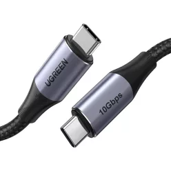   Ugreen US355 USB-C - USB-C 3.1 Gen.2, PD, 5A, 100W, 4K, 10Gbps, 1m (fekete)