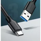 Ugreen USB - USB-C kábel 1,5 m (fekete)
