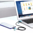 Ugreen USB - USB-C kábel 1,5 m (fekete)