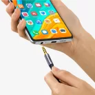 Ugreen AV183 Mini jack kábel 3.5 mm TRRS, AUX, 2m (fekete)