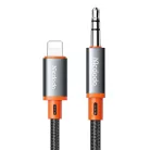 Mcdodo CA-0780 Lightning - 3.5mm AUX mini jack kábel, 1.2m (fekete)