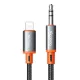 Mcdodo CA-0780 Lightning - 3.5mm AUX mini jack kábel, 1.2m (fekete)