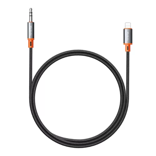 Mcdodo CA-0780 Lightning - 3.5mm AUX mini jack kábel, 1.2m (fekete)