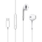 Mcdodo HP-6070 vezetékes fülhallgató USB-C (fehér)