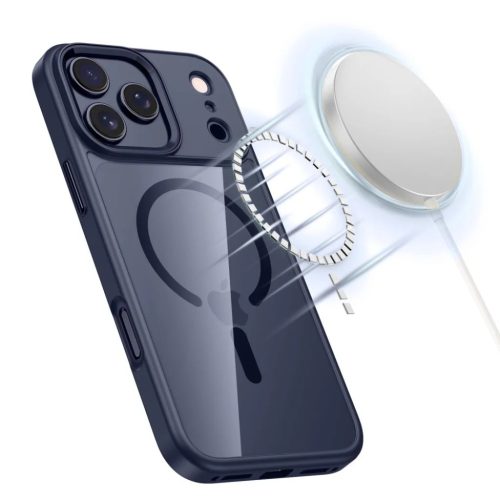 iPhone 17 Pro Max Tech-Protect Magmat Magsafe tok Deep Blue/átlátszó