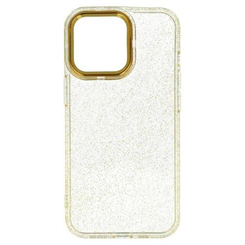 iPhone 14 Plus Tel Protect Gold Glitter tok arany