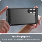 Samsung Galaxy S26 Fekete Techsuit Carbon Silicone tok