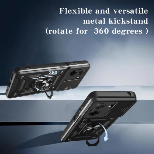 Samsung Galaxy S26 Fekete Techsuit CamShield Series tok